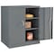Global Industrial Counter Height Storage Cabinet, 42 in H, 36 in W, Gray 269872GY - alternate 1